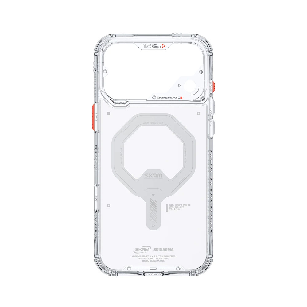Picture of Apple iPhone 18 Pro Case | Skinarma Saido Magnetic Charge Drop Protection Case with Camera Control Button for iPhone 18 Pro 6.3 - Clear