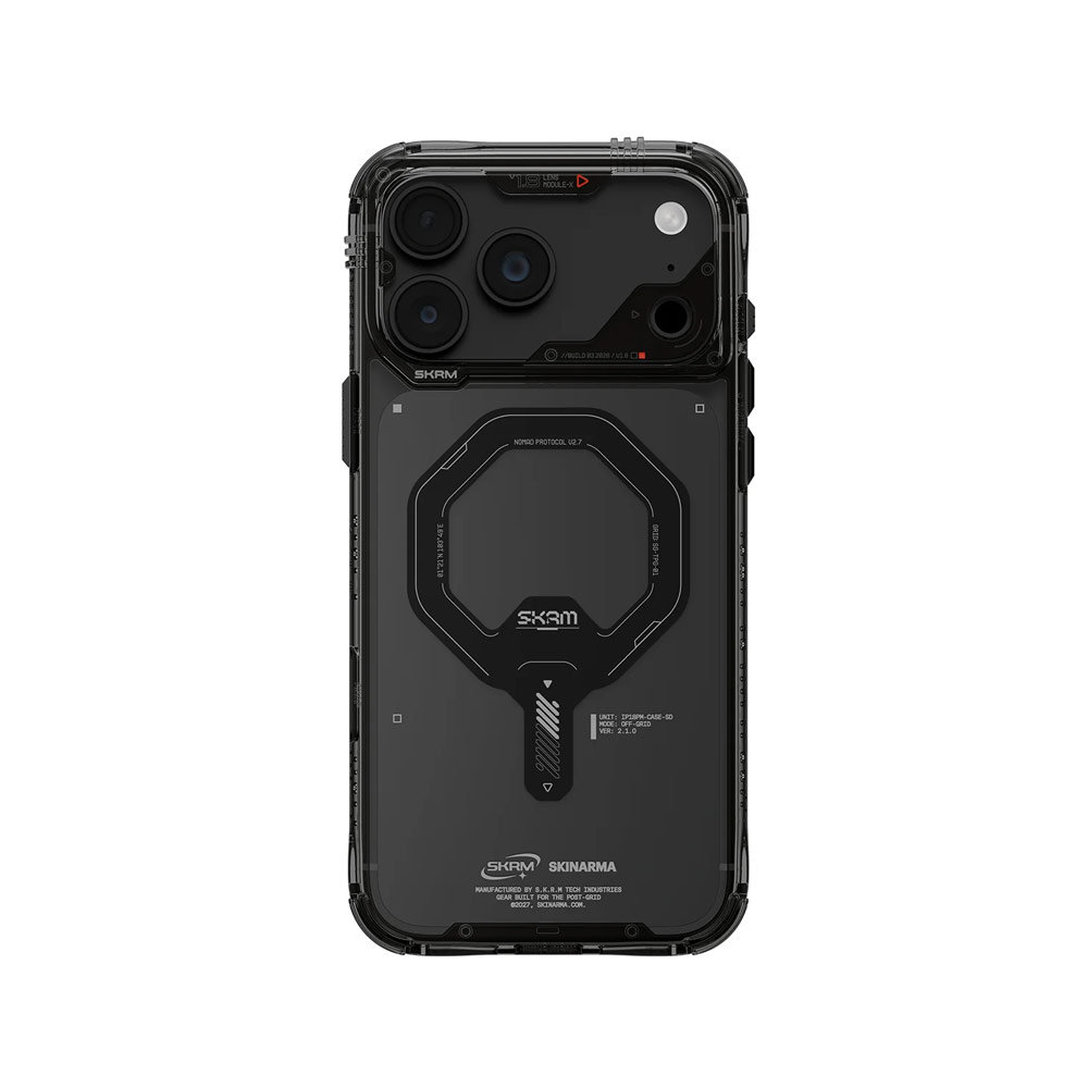 Picture of Apple iPhone 18 Pro Case | Skinarma Saido Magnetic Charge Drop Protection Case with Camera Control Button for iPhone 18 Pro 6.3 - Graphite