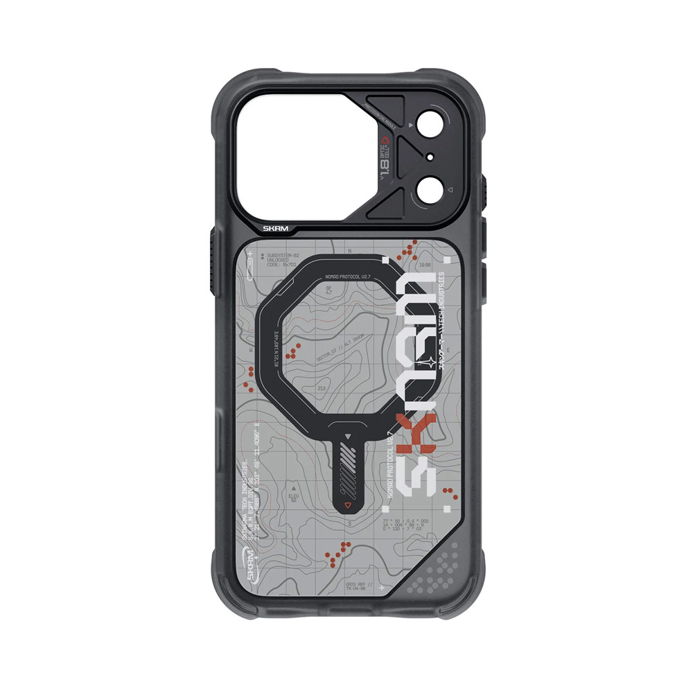 Picture of Apple iPhone 18 Pro Case | Skinarma Sonar Magnetic Charge Drop Protection Case with Camera Control Button for iPhone 18 Pro 6.3 - Black