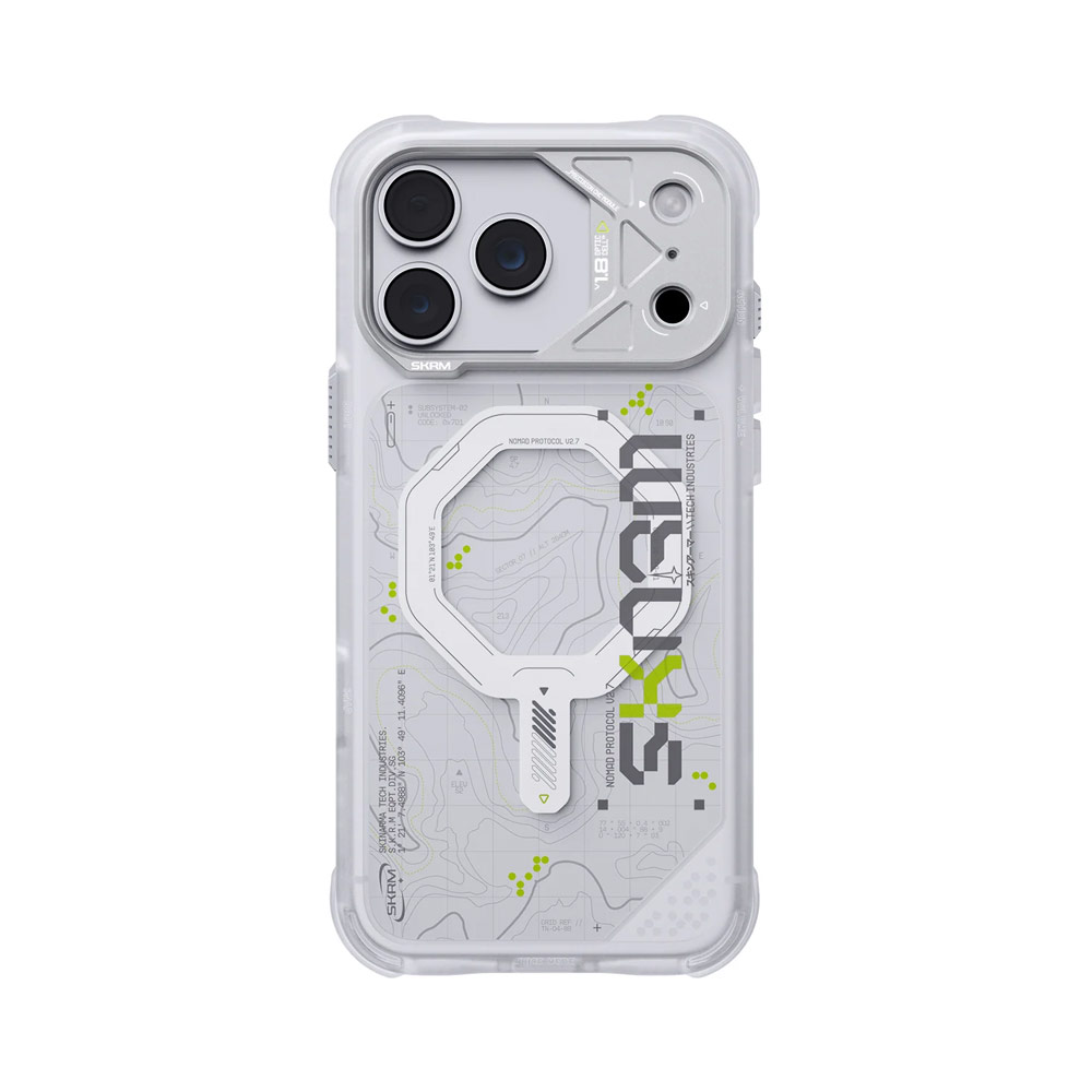Picture of Apple iPhone 18 Pro Case | Skinarma Sonar Magnetic Charge Drop Protection Case with Camera Control Button for iPhone 18 Pro 6.3 - White