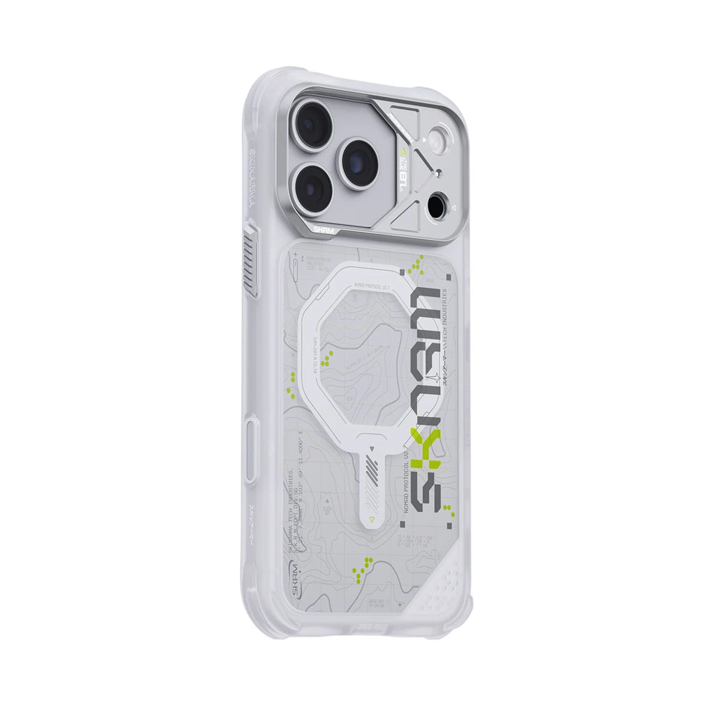 Picture of Apple iPhone 18 Pro Case | Skinarma Sonar Magnetic Charge Drop Protection Case with Camera Control Button for iPhone 18 Pro 6.3 - White