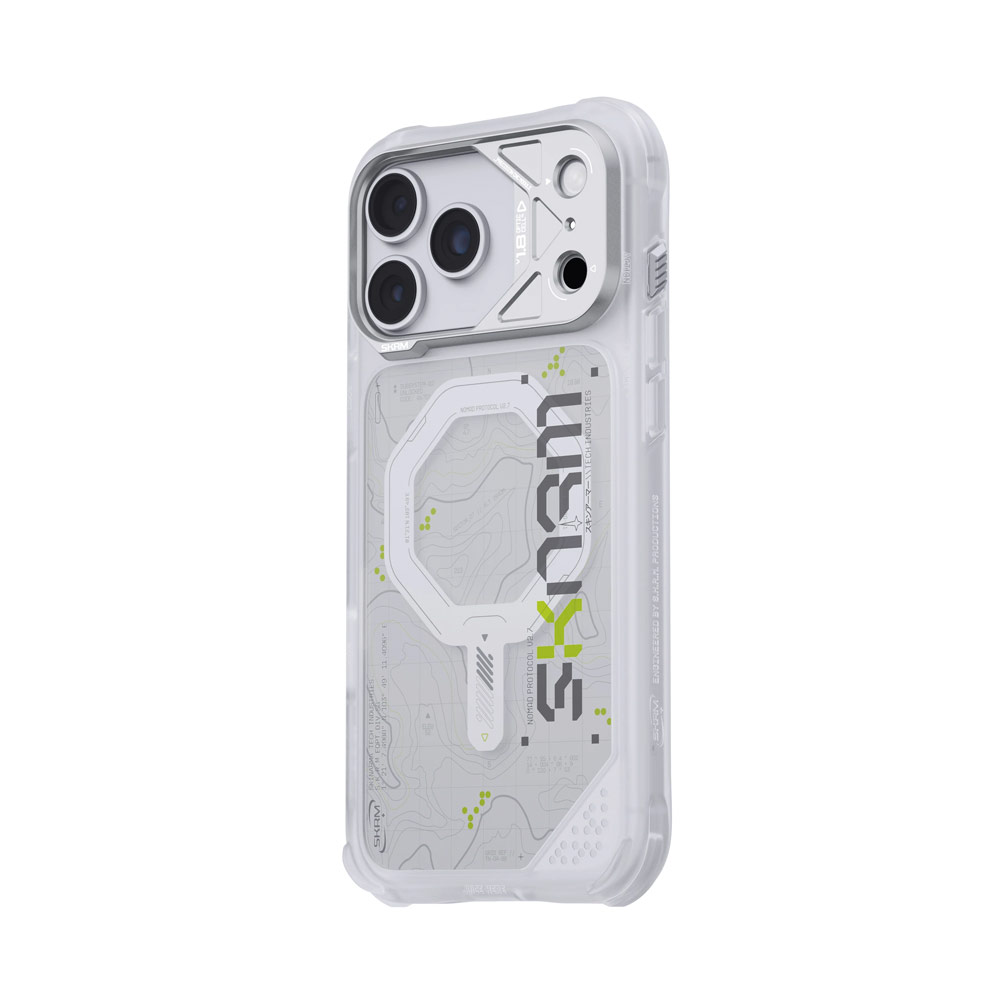 Picture of Apple iPhone 18 Pro Case | Skinarma Sonar Magnetic Charge Drop Protection Case with Camera Control Button for iPhone 18 Pro 6.3 - White