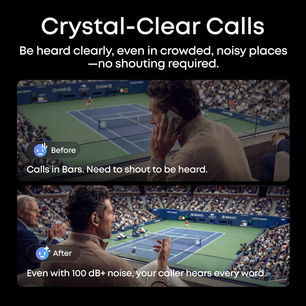 Picture of Soundcore by Anker Liberty 5 Pro Max ANC Wireless Earbuds Guinness World Records Clearest Clear Calls Adaptive Noise Cancelling LDAC Hi-Res Audio TWS Earbuds (Midnight Black)