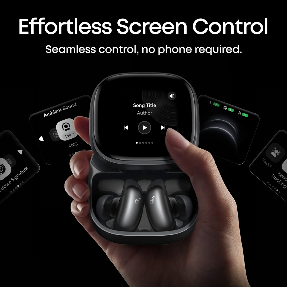 Picture of Soundcore by Anker Liberty 5 Pro Max ANC Wireless Earbuds Guinness World Records Clearest Clear Calls Adaptive Noise Cancelling LDAC Hi-Res Audio TWS Earbuds (Midnight Black)