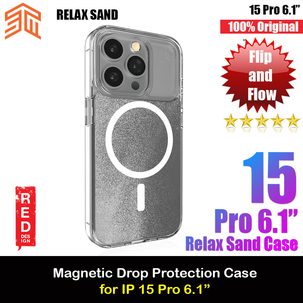 Picture of STM Relax Sand Magnetic Drop Protection Case for iPhone 15 Pro 6.1 (Clear White) Apple iPhone 15 Pro 6.1- Apple iPhone 15 Pro 6.1 Cases, Apple iPhone 15 Pro 6.1 Covers, iPad Cases and a wide selection of Apple iPhone 15 Pro 6.1 Accessories in Malaysia, Sabah, Sarawak and Singapore 