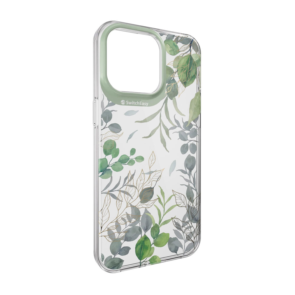 Picture of Apple iPhone 15 Pro Max 6.7 Case | Switcheasy Artist Double In Mold Decoration Fashionable Case for Apple iPhone 15 Pro Max 6.7 (Verde Green)