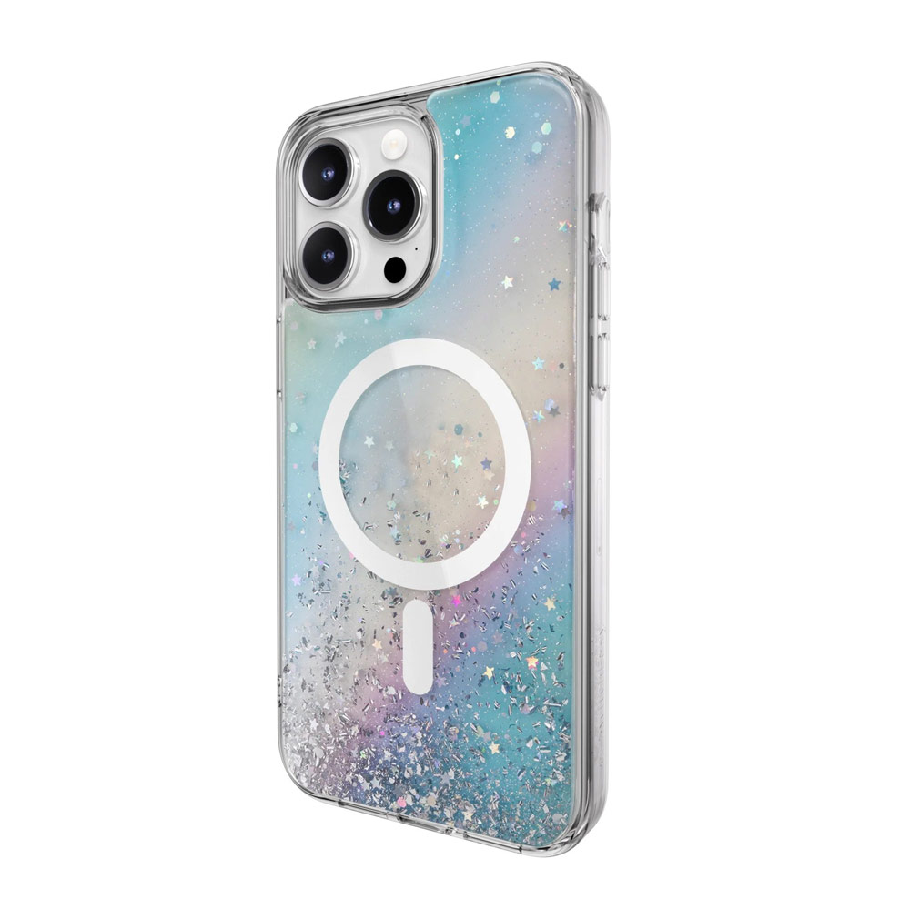 Picture of Apple iPhone 15 Pro Max 6.7 Case | Switcheasy Starfield 3D Decoration Fashionable Magsafe Compatible Case for Apple iPhone 15 Pro Max 6.7 (Galaxy)