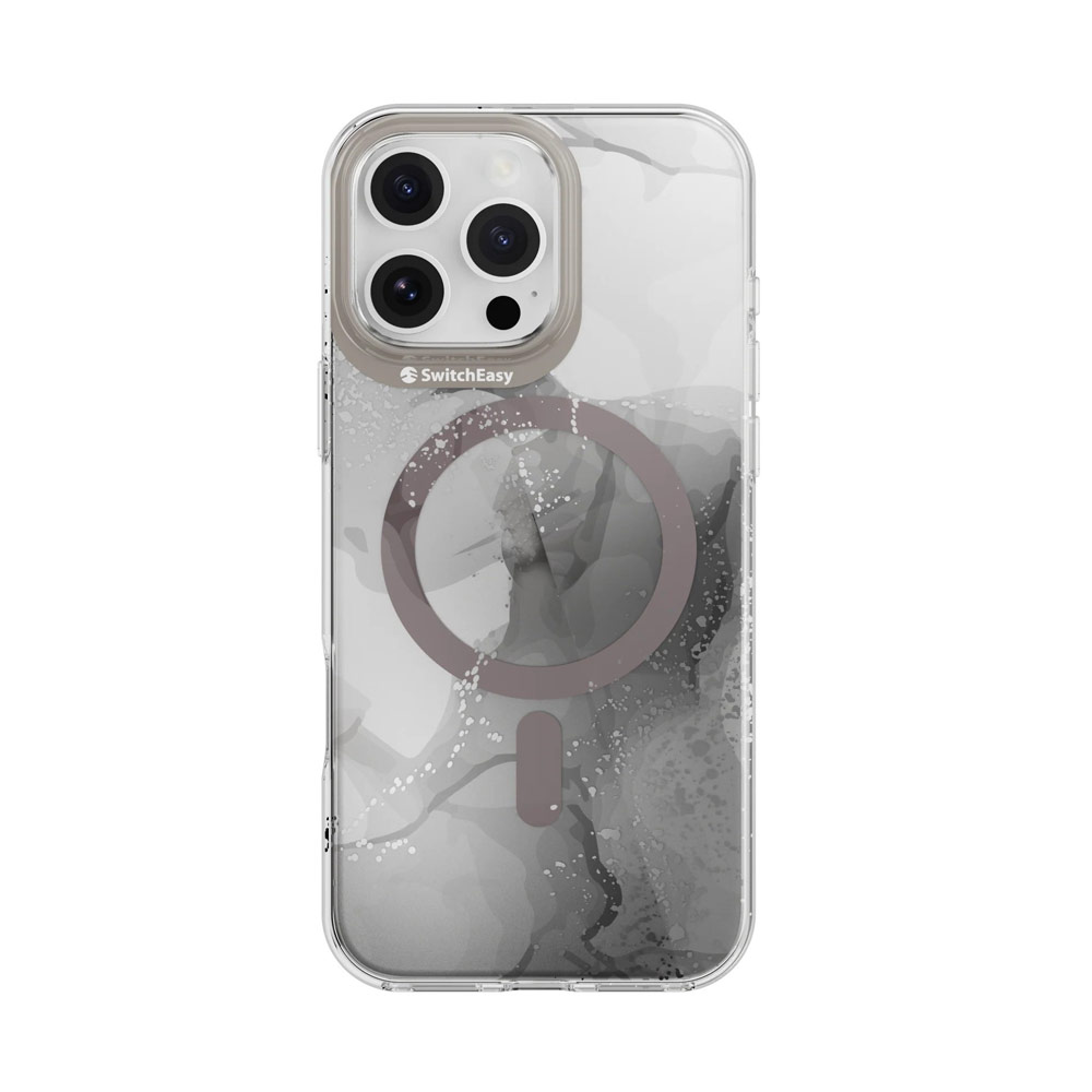 Picture of Apple iPhone 16 Pro 6.3 Case | Switcheasy Artist Style M Marble Fashionable Magsafe Compatible Case for iPhone 16 Pro 6.3 (Veil)