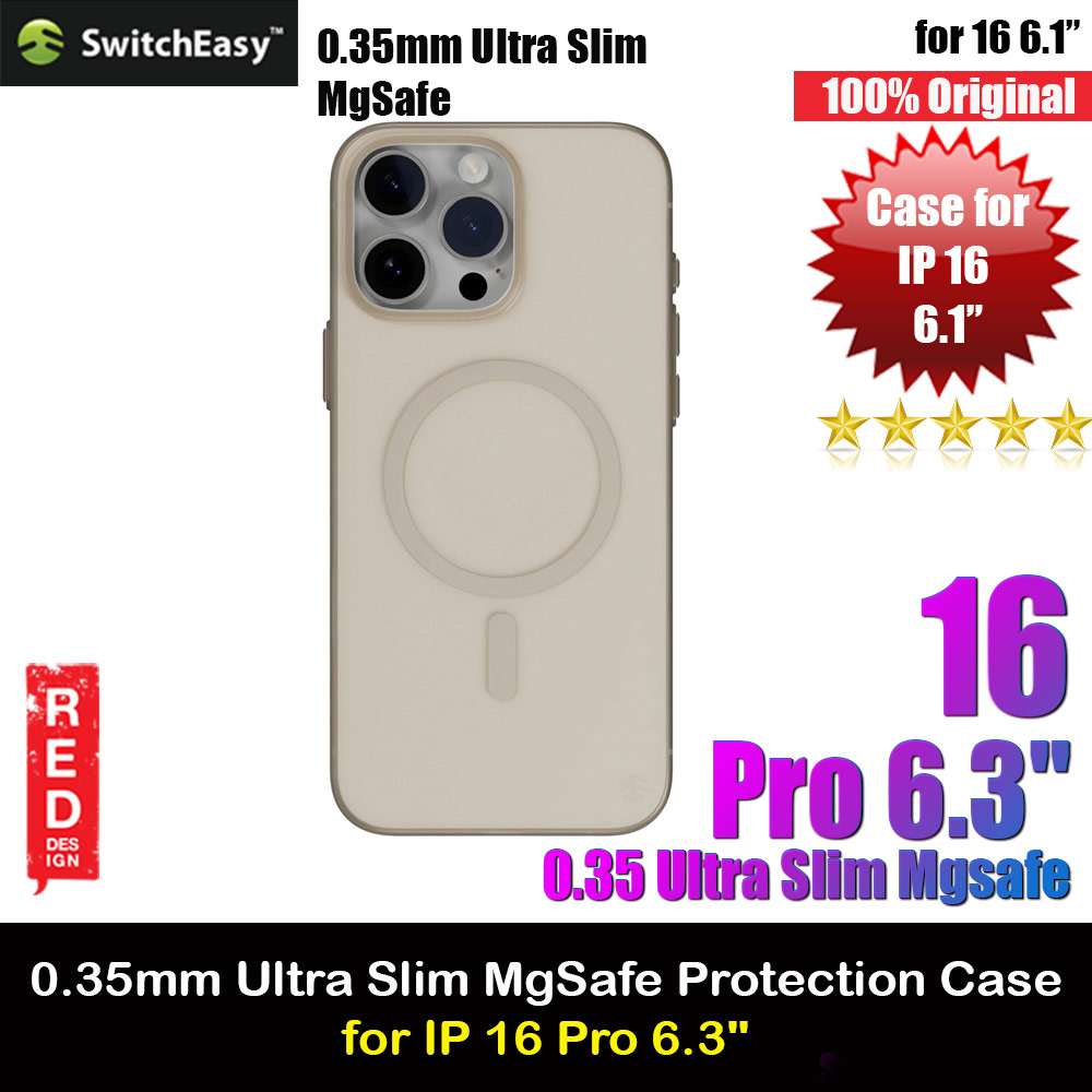 Picture of Switcheasy 0.35mm Ultra Slim Thin Msafe Magnetic Compatible Case for  iPhone 16 Pro 6.3 (Desert) Apple iPhone 16 Pro 6.3- Apple iPhone 16 Pro 6.3 Cases, Apple iPhone 16 Pro 6.3 Covers, iPad Cases and a wide selection of Apple iPhone 16 Pro 6.3 Accessories in Malaysia, Sabah, Sarawak and Singapore 