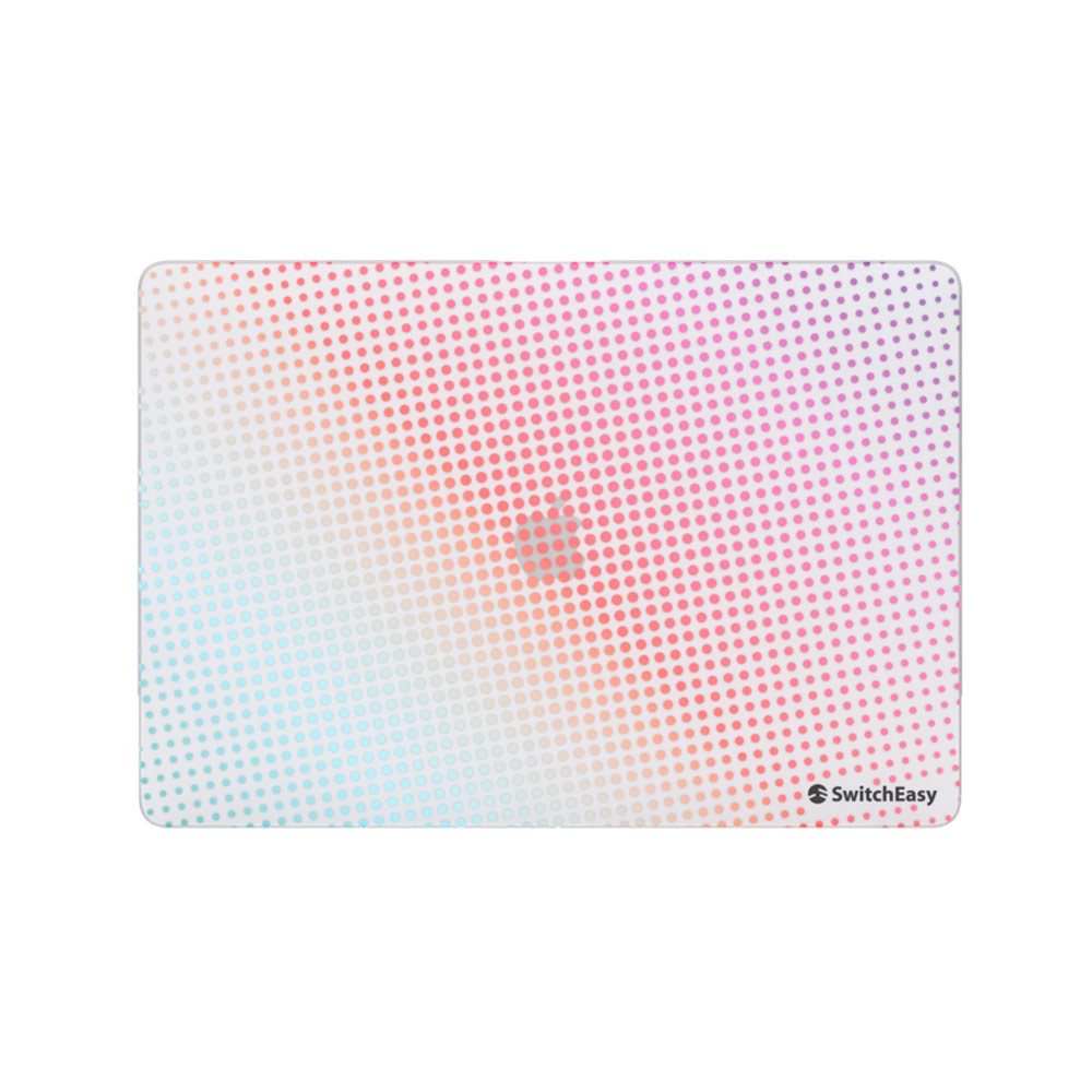 Picture of Apple MacBook Air 13\" 2020 Case | Switcheasy Protective Case with Heat Disbursement Vent for Apple Macbook Air 13" 2018 2019 2020 (Polka Dot Aurora)