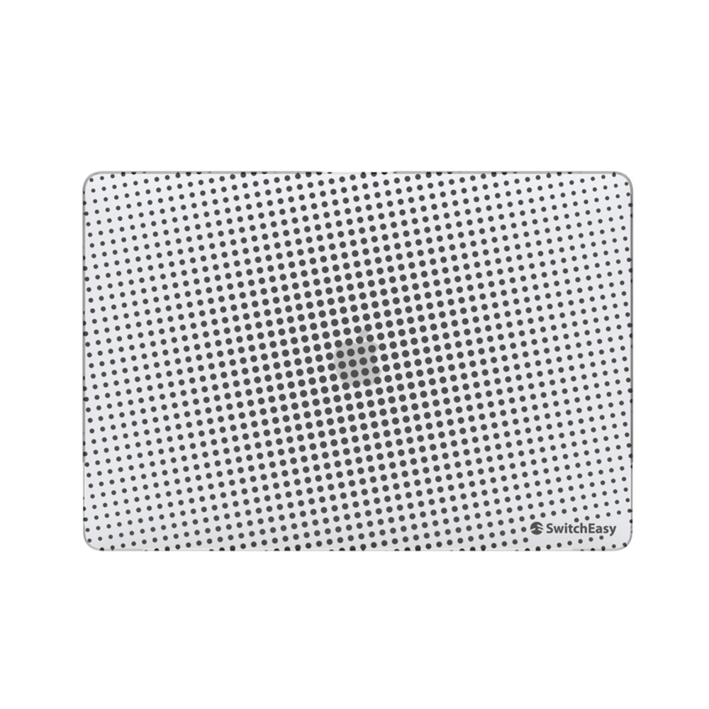 Picture of Apple MacBook Air 13\" 2020 Case | Switcheasy Protective Case with Heat Disbursement Vent for Apple Macbook Air 13" 2018 2019 2020 (Polka Dot Ice)