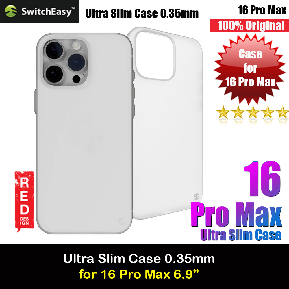 Picture of Switcheasy 0.35mm Ultra Slim Thin Case for  iPhone 16 Pro Max 6.9 (Foggy White) Apple iPhone 16 Pro Max 6.9- Apple iPhone 16 Pro Max 6.9 Cases, Apple iPhone 16 Pro Max 6.9 Covers, iPad Cases and a wide selection of Apple iPhone 16 Pro Max 6.9 Accessories in Malaysia, Sabah, Sarawak and Singapore 