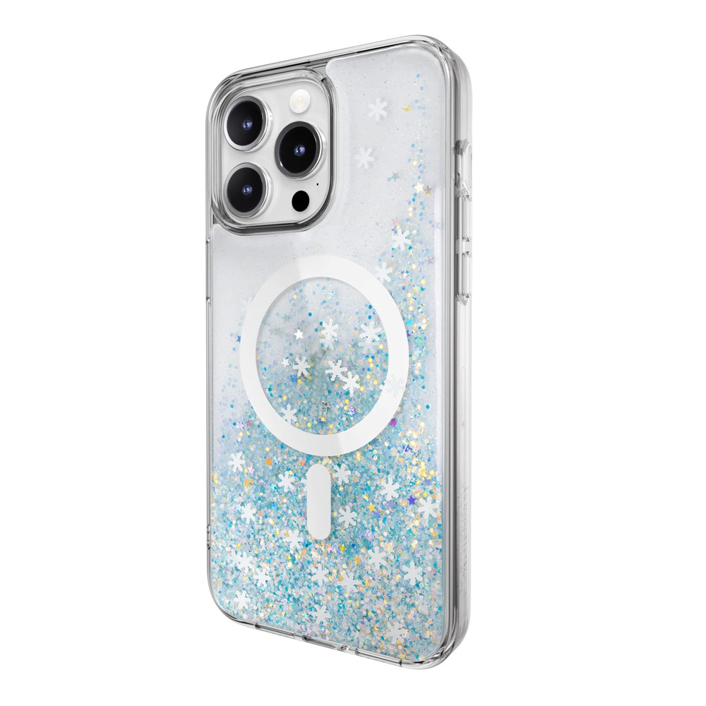 Picture of Apple iPhone 15 Pro Max 6.7 Case | Switcheasy Starfield 3D Decoration Fashionable Magsafe Compatible Case for Apple iPhone 15 Pro Max 6.7 (Frozen)