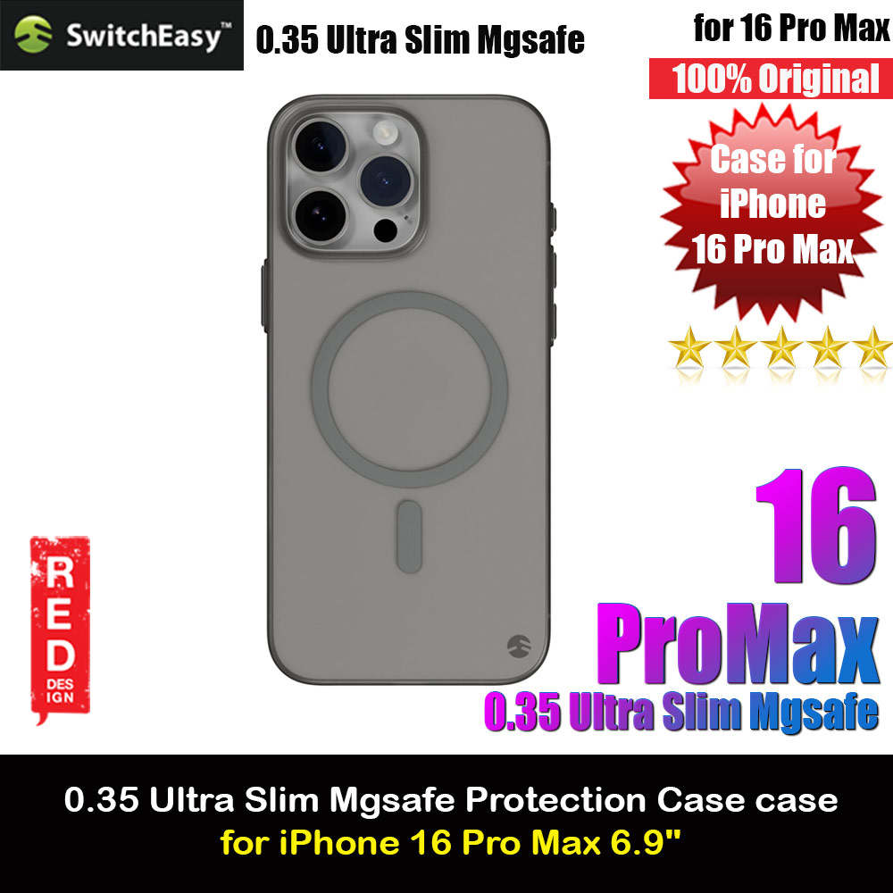 Picture of Switcheasy 0.35mm Ultra Slim Thin Msafe Magnetic Compatible Case for  iPhone 16 Pro Max 6.9 (Titanium) Apple iPhone 16 Pro Max 6.9- Apple iPhone 16 Pro Max 6.9 Cases, Apple iPhone 16 Pro Max 6.9 Covers, iPad Cases and a wide selection of Apple iPhone 16 Pro Max 6.9 Accessories in Malaysia, Sabah, Sarawak and Singapore 