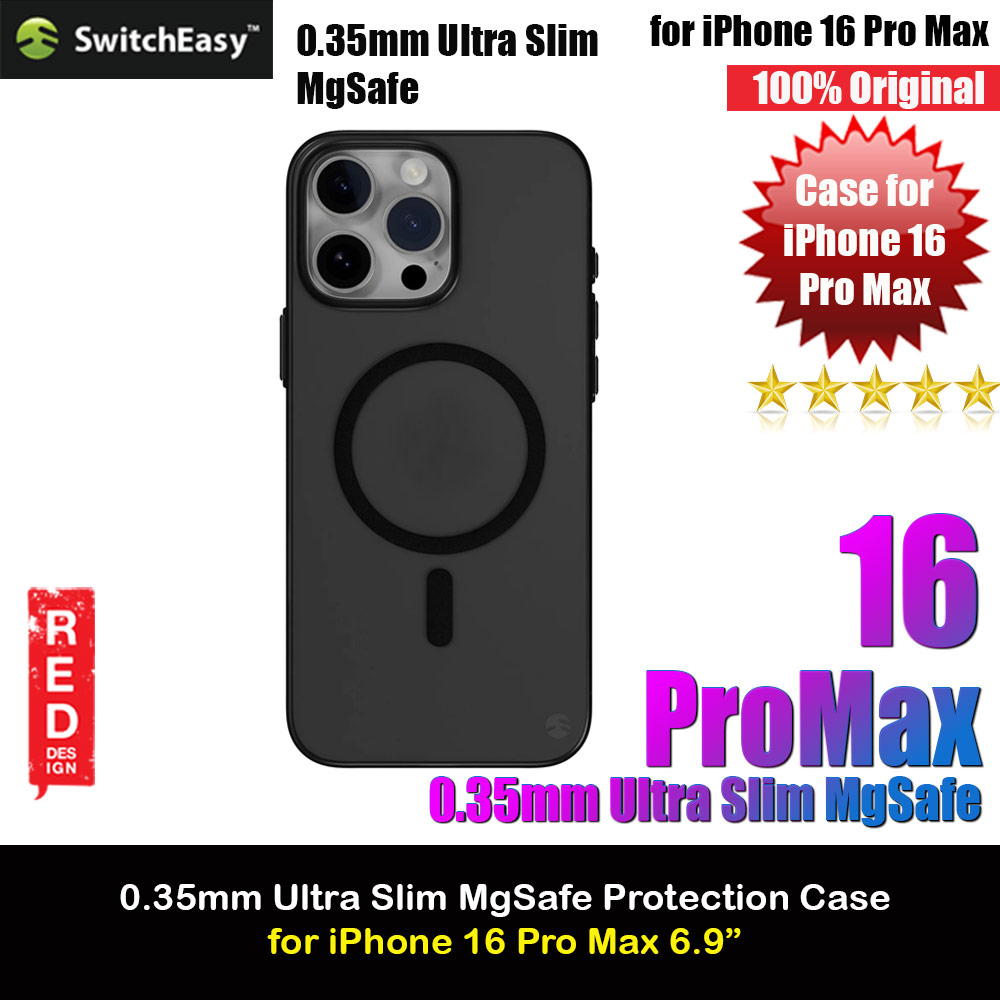 Picture of Switcheasy 0.35mm Ultra Slim Thin Msafe Magnetic Compatible Case for  iPhone 16 Pro Max 6.9 (Ash) Apple iPhone 16 Pro Max 6.9- Apple iPhone 16 Pro Max 6.9 Cases, Apple iPhone 16 Pro Max 6.9 Covers, iPad Cases and a wide selection of Apple iPhone 16 Pro Max 6.9 Accessories in Malaysia, Sabah, Sarawak and Singapore 