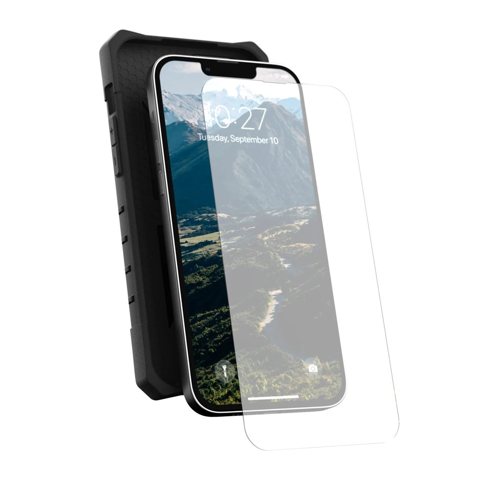 Picture of Apple iPhone 13 6.1 | UAG Glass Shield Series Tempered Glass for iPhone 13 iPhone 13 Pro 6.1 (Clear)