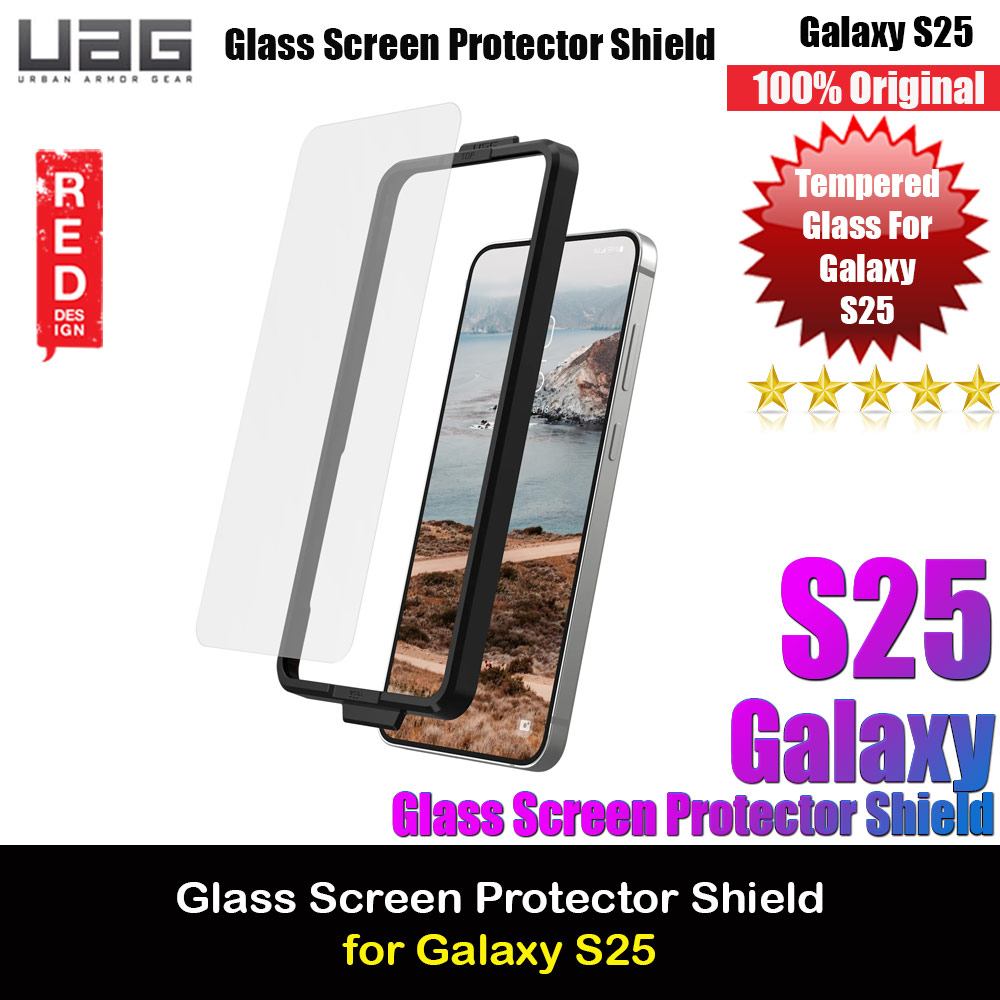 Picture of UAG Galaxy S25 Tempered Glass Screen Protector Shield Installation Kit Included (Clear) Samsung Galaxy S25- Samsung Galaxy S25 Cases, Samsung Galaxy S25 Covers, iPad Cases and a wide selection of Samsung Galaxy S25 Accessories in Malaysia, Sabah, Sarawak and Singapore 