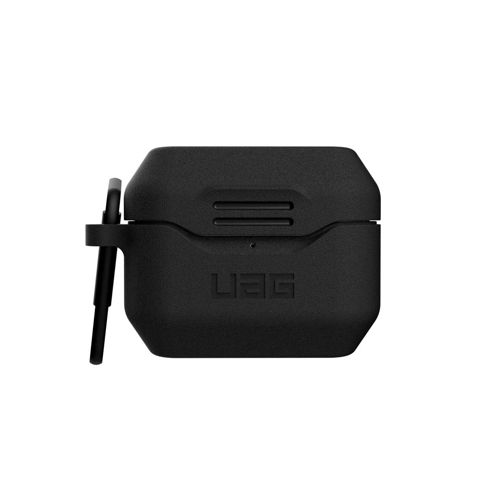 Picture of Apple Airpods Pro Case | UAG Standard Issue Silicone Case with Detachable Carabiner for Airpods Pro (Black)