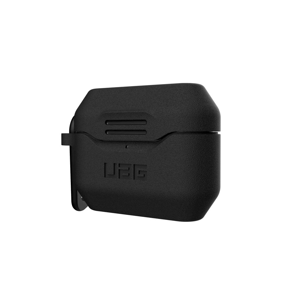 Picture of Apple Airpods Pro Case | UAG Standard Issue Silicone Case with Detachable Carabiner for Airpods Pro (Black)