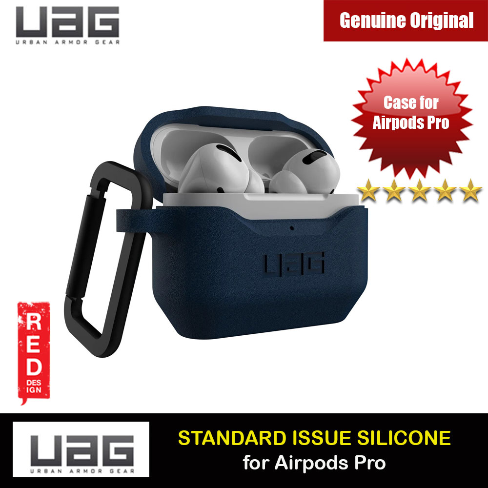 Picture of UAG Standard Issue Silicone Case with Detachable Carabiner for Airpods Pro (Mallard) Apple Airpods Pro- Apple Airpods Pro Cases, Apple Airpods Pro Covers, iPad Cases and a wide selection of Apple Airpods Pro Accessories in Malaysia, Sabah, Sarawak and Singapore 