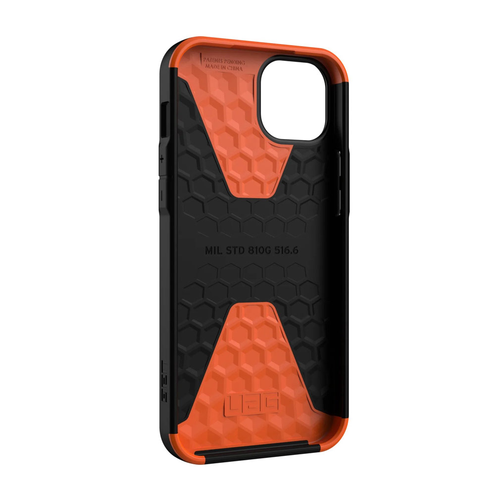 Picture of Apple iPhone 14 Plus 6.7 Case | UAG Civilian Drop Proof Protection Case for iPhone 14 Plus 6.7 (Black)