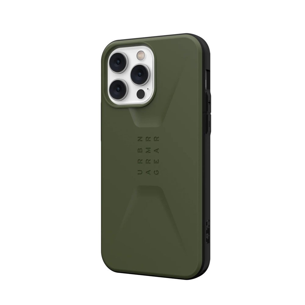 Picture of Apple iPhone 14 Pro Max 6.7 Case | UAG Civilian Drop Proof Protection Case for iPhone 14 Pro Max 6.7 (Olive)