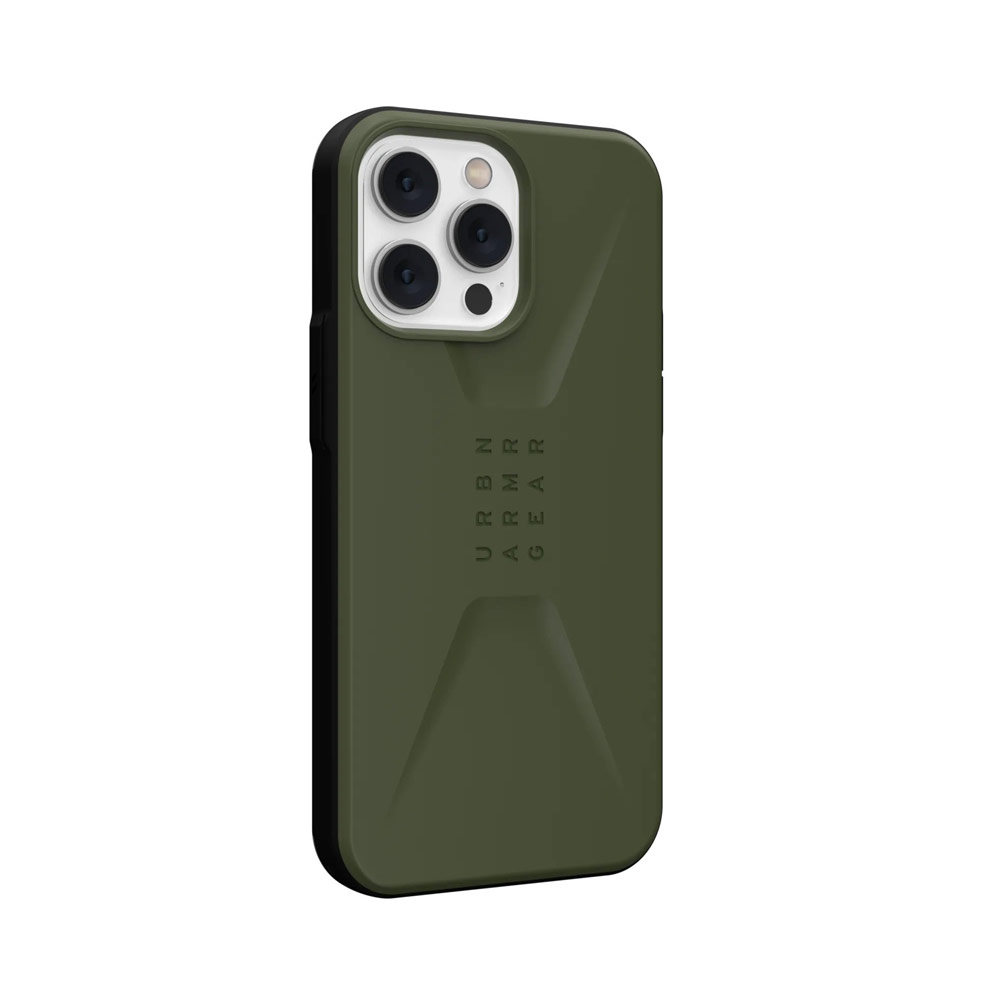 Picture of Apple iPhone 14 Pro Max 6.7 Case | UAG Civilian Drop Proof Protection Case for iPhone 14 Pro Max 6.7 (Olive)