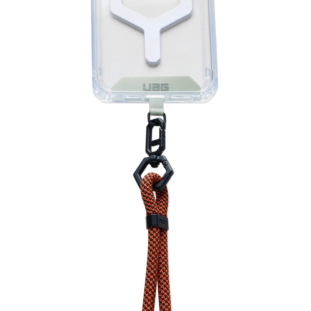 Picture of UAG Civilian Slim Crossbody Lanyard Shoulder Holder Link Strap 7mm Thick for Phone case (Rust Black)