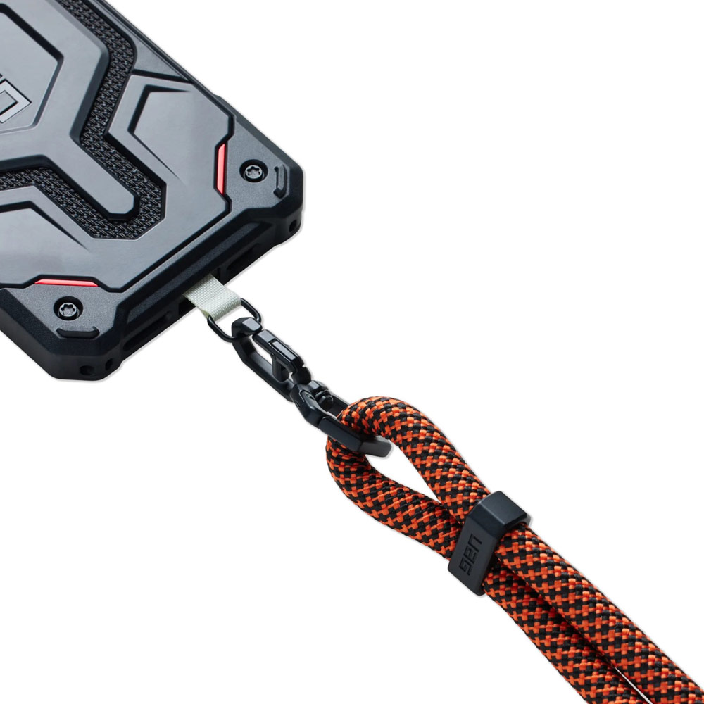 Picture of UAG Civilian Crossbody Lanyard Shoulder Holder Link Strap 10mm Thick for Phone case (Rust Black)