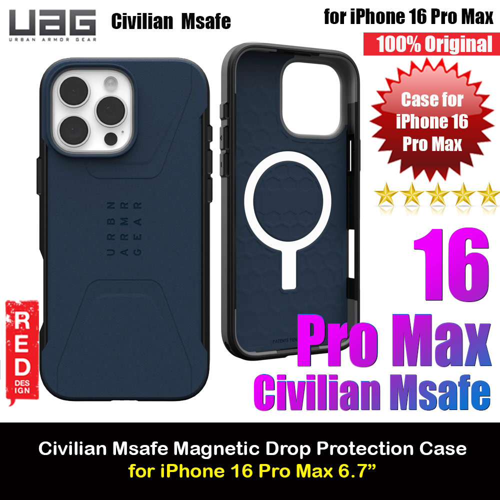 Picture of UAG Civilian Magsafe Drop Proof Shock Absorbing Drop Protection Case Case for iPhone 16 Pro Max 6.9 (Mallard) Apple iPhone 16 Pro Max 6.9- Apple iPhone 16 Pro Max 6.9 Cases, Apple iPhone 16 Pro Max 6.9 Covers, iPad Cases and a wide selection of Apple iPhone 16 Pro Max 6.9 Accessories in Malaysia, Sabah, Sarawak and Singapore 