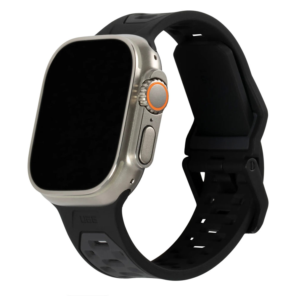 Picture of Apple Watch 49mm	Ultra 2  | UAG Civilian Silicone Strap for Apple Watch 49mm Ultra (Graphite Black)