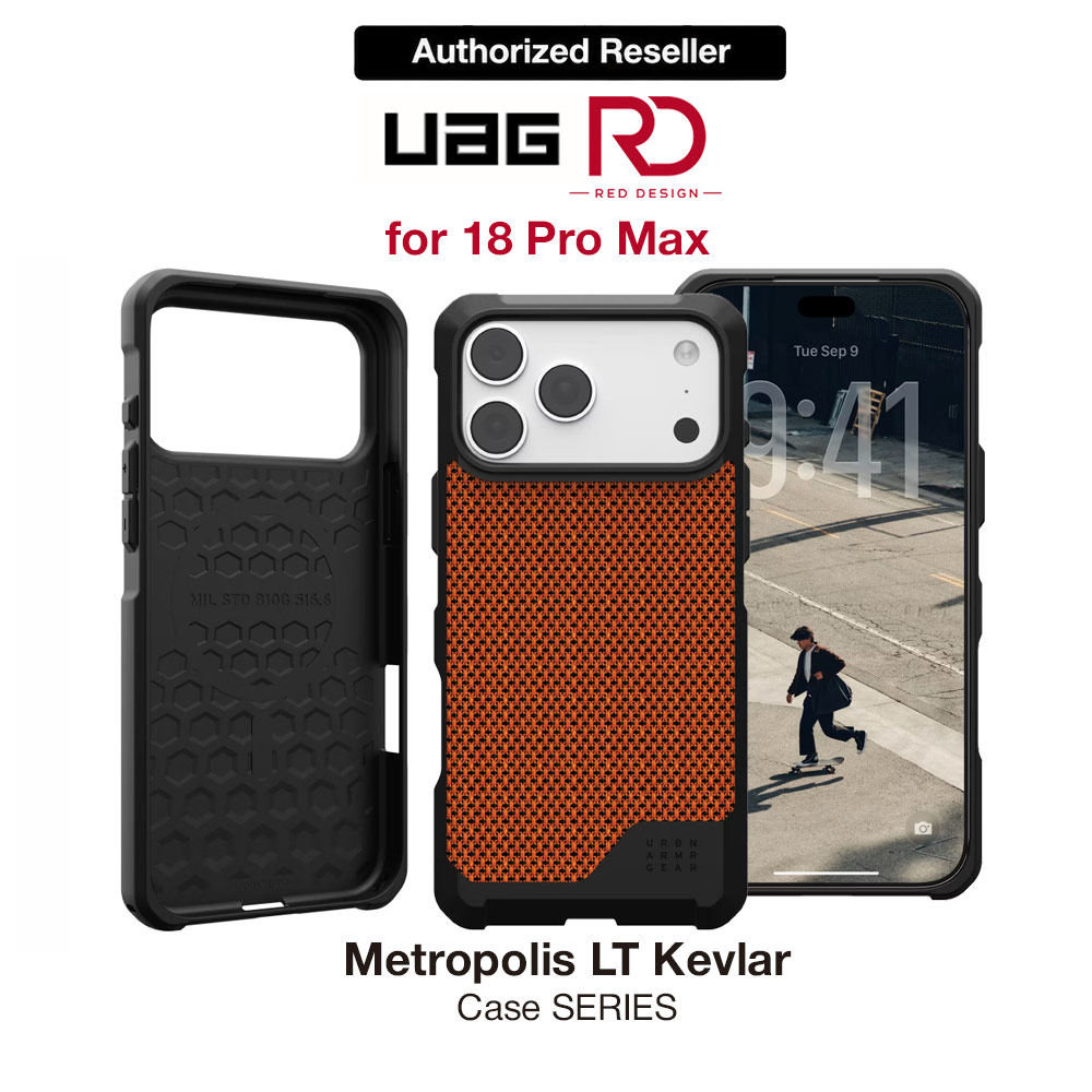 Picture of UAG Metropolis LT Magsafe Protection Case for iPhone 18 Pro Max - Kevlar Burnt Orange Apple iPhone 18 Pro Max- Apple iPhone 18 Pro Max Cases, Apple iPhone 18 Pro Max Covers, iPad Cases and a wide selection of Apple iPhone 18 Pro Max Accessories in Malaysia, Sabah, Sarawak and Singapore 