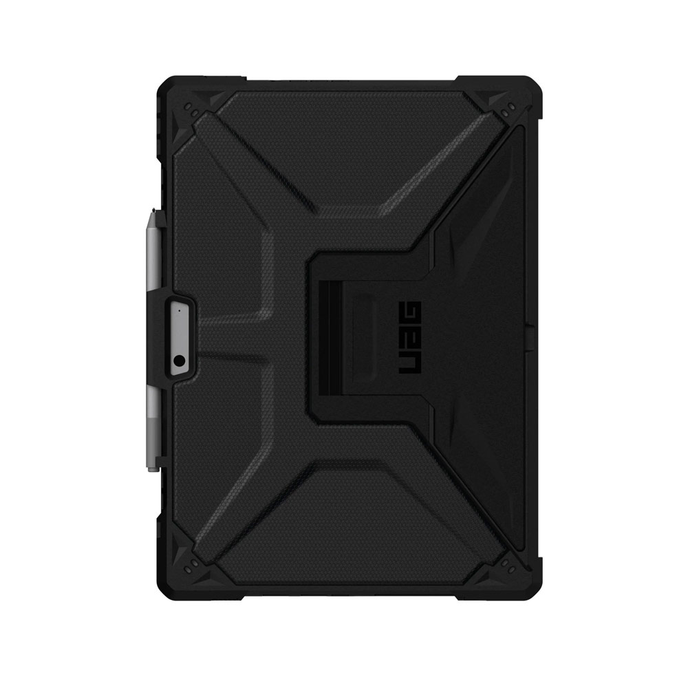 Picture of Microsoft Surface Pro 7 Plus Case | UAG Metropolis Series Rugged Protection Stand Case for Microsoft Surface Pro 8 (Black)