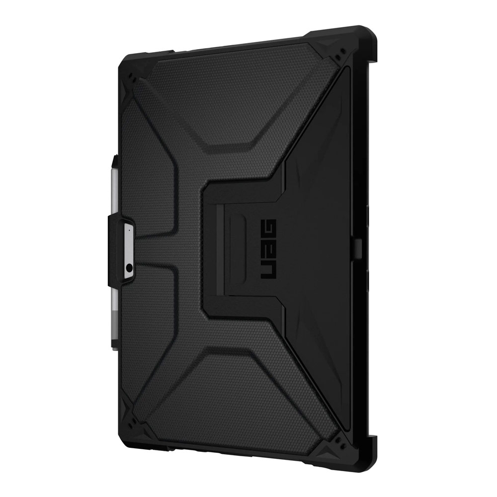 Picture of Microsoft Surface Pro 7 Plus Case | UAG Metropolis Series Rugged Protection Stand Case for Microsoft Surface Pro 8 (Black)