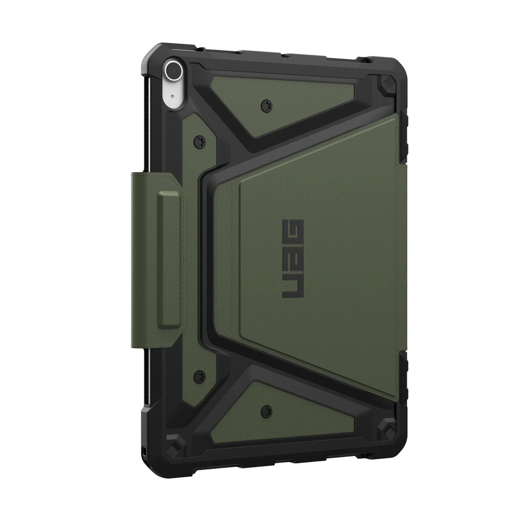 Picture of Apple iPad Air 11 M2 2024 Case | UAG Metropolis SE Drop Protection Flip Stand Premium Case for iPad 11 M42 2024 6th Gen (Olive)