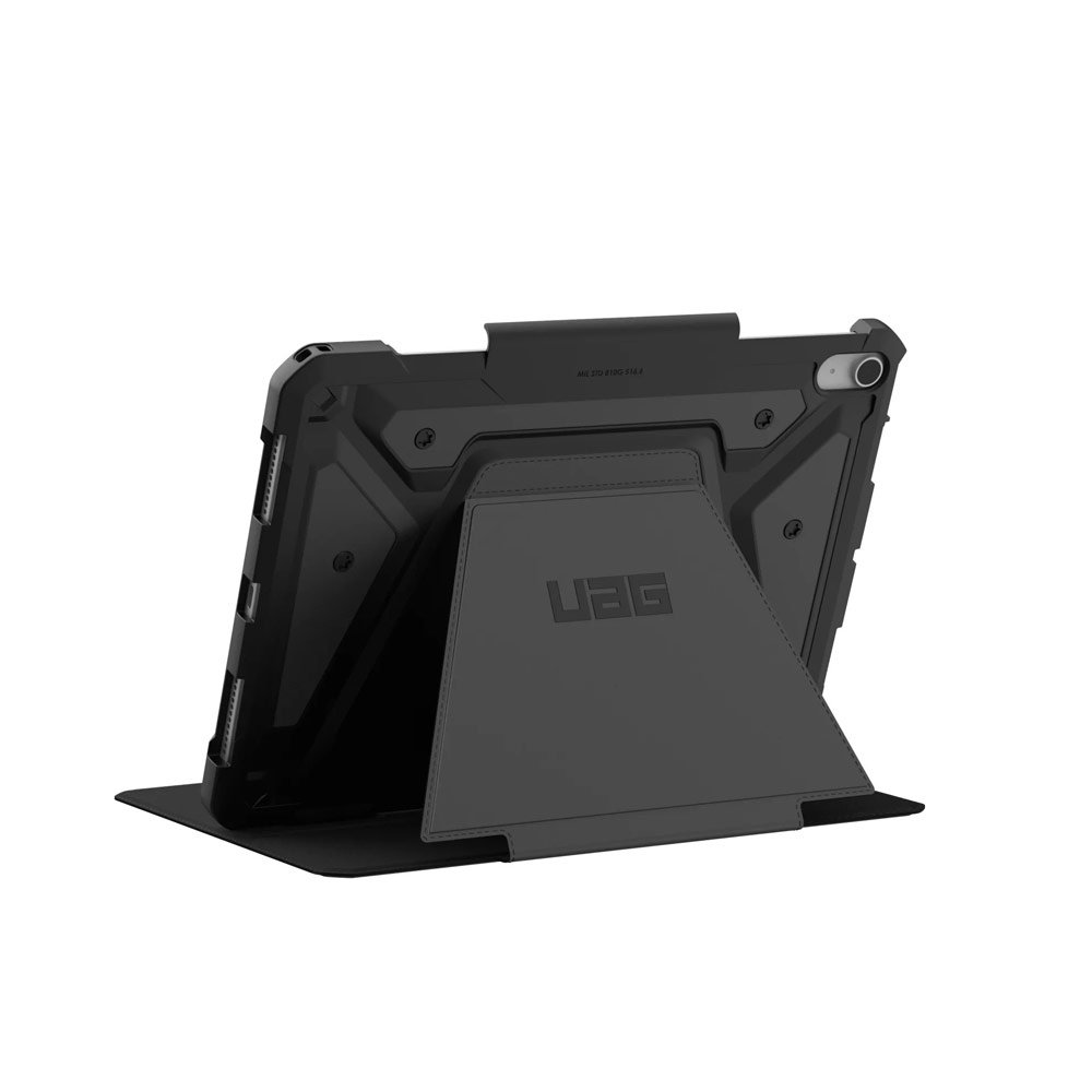Picture of Apple iPad Air 13 M2 2024 Case | UAG Metropolis SE Drop Protection Flip Stand Premium Case for iPad 13 M42 2024 6th Gen (Black)