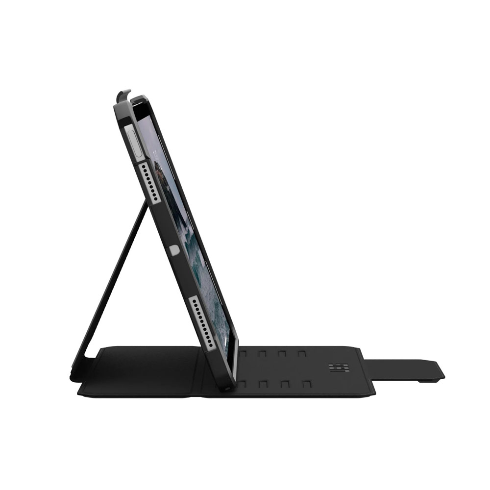 Picture of Apple iPad Air 13 M2 2024 Case | UAG Metropolis SE Drop Protection Flip Stand Premium Case for iPad 13 M42 2024 6th Gen (Black)