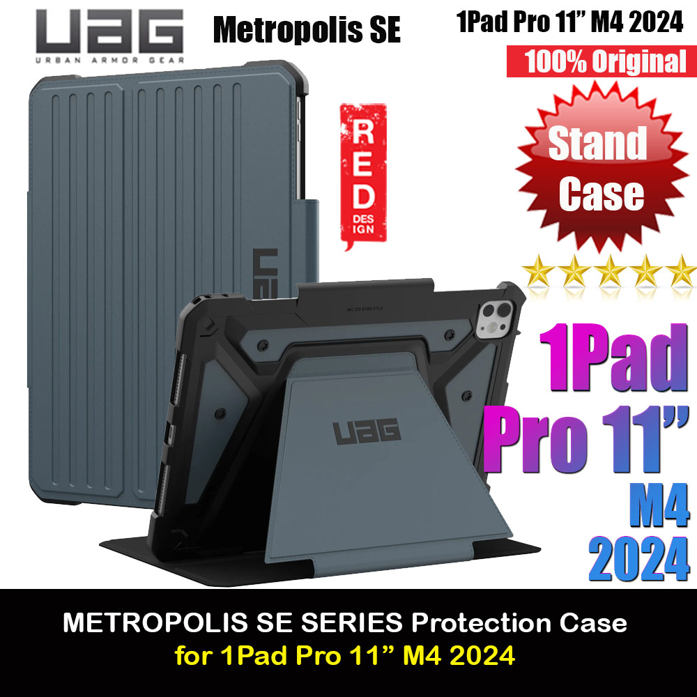 Picture of UAG Metropolis SE Drop Protection Flip Stand Premium Case for iPad Pro 11 M4 2024 (Cloud Blue) Apple iPad Pro 11 M4 2024- Apple iPad Pro 11 M4 2024 Cases, Apple iPad Pro 11 M4 2024 Covers, iPad Cases and a wide selection of Apple iPad Pro 11 M4 2024 Accessories in Malaysia, Sabah, Sarawak and Singapore 