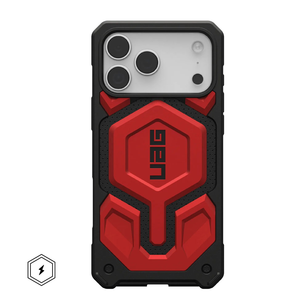 Picture of Apple iPhone 17 Pro Max 6.9 Case | UAG Monarch Pro Magsafe Compatible Drop Proof Case for iPhone 17 Pro Max 6.9 (Crimson)