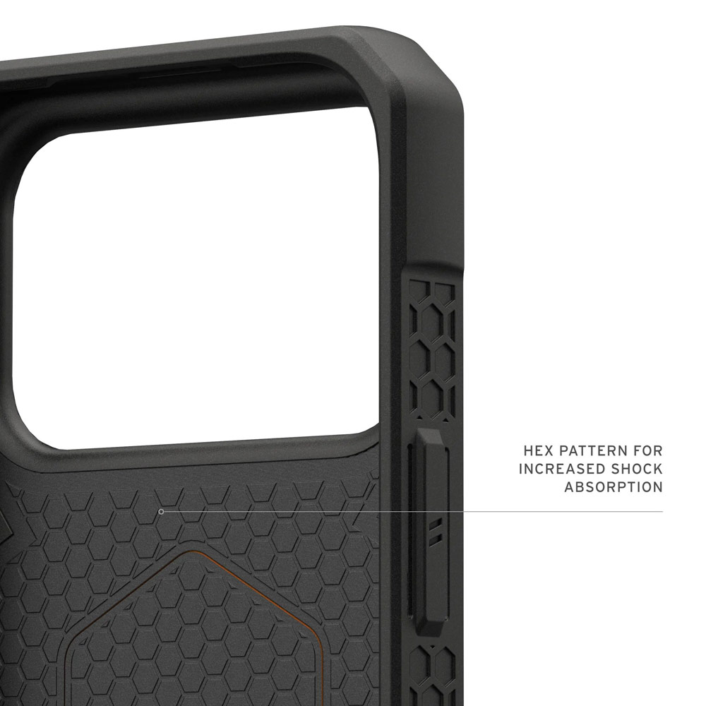 Picture of Apple iPhone 17 Pro 6.3 Case | UAG Monarch Pro Magsafe Compatible Drop Proof Case for iPhone 17 Pro 6.3 (Orange)