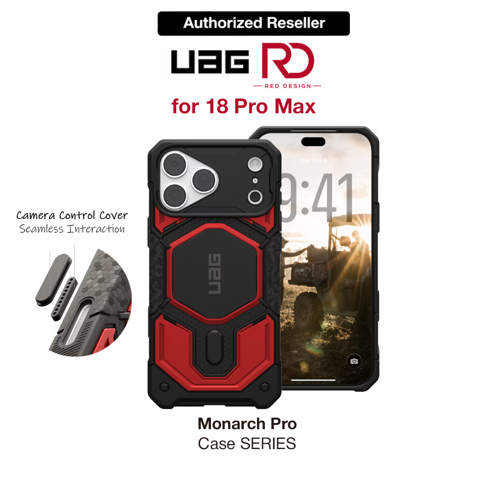 Picture of UAG Monarch Pro CapCtl Magsafe Protection Case for iPhone 18 Pro Max - Crimson Apple iPhone 18 Pro Max- Apple iPhone 18 Pro Max Cases, Apple iPhone 18 Pro Max Covers, iPad Cases and a wide selection of Apple iPhone 18 Pro Max Accessories in Malaysia, Sabah, Sarawak and Singapore 