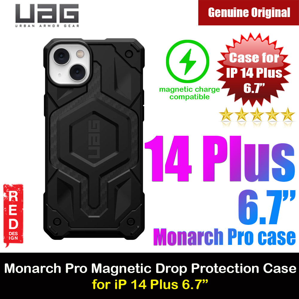 Picture of UAG Monarch Pro Magsafe Compatible Drop Proof Case for iPhone 14 Plus 6.7 (Carbon Fiber) Apple iPhone 14 Plus 6.7- Apple iPhone 14 Plus 6.7 Cases, Apple iPhone 14 Plus 6.7 Covers, iPad Cases and a wide selection of Apple iPhone 14 Plus 6.7 Accessories in Malaysia, Sabah, Sarawak and Singapore 