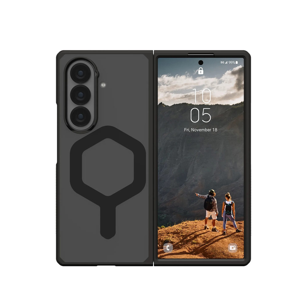 Picture of Samsung Galaxy Z Fold 7 Case | UAG Galaxy Z Fold 7 Case Mouve Slim Lightwight Protection Magnetic Case Cover Casing with Camera Protection Bezel Design (Ash)