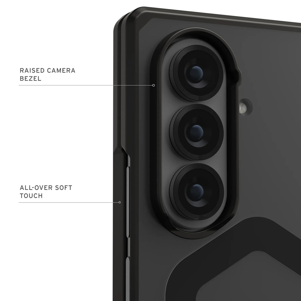 Picture of Samsung Galaxy Z Fold 7 Case | UAG Galaxy Z Fold 7 Case Mouve Slim Lightwight Protection Magnetic Case Cover Casing with Camera Protection Bezel Design (Ash)