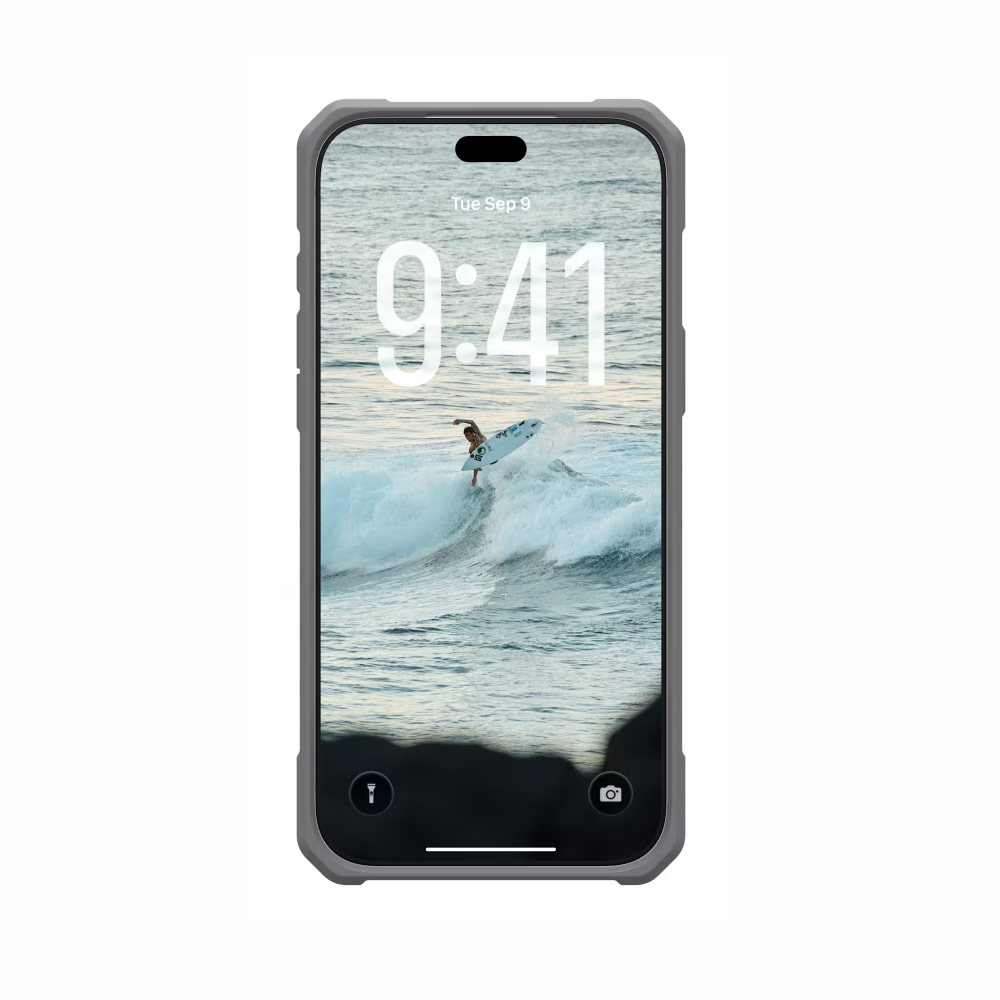Picture of Apple iPhone 18 Pro Max Case | UAG Pathfinder Clear Magsafe Protection Case for iPhone 18 Pro Max iPhone 17 Pro Max - Safety Orange Lanyard