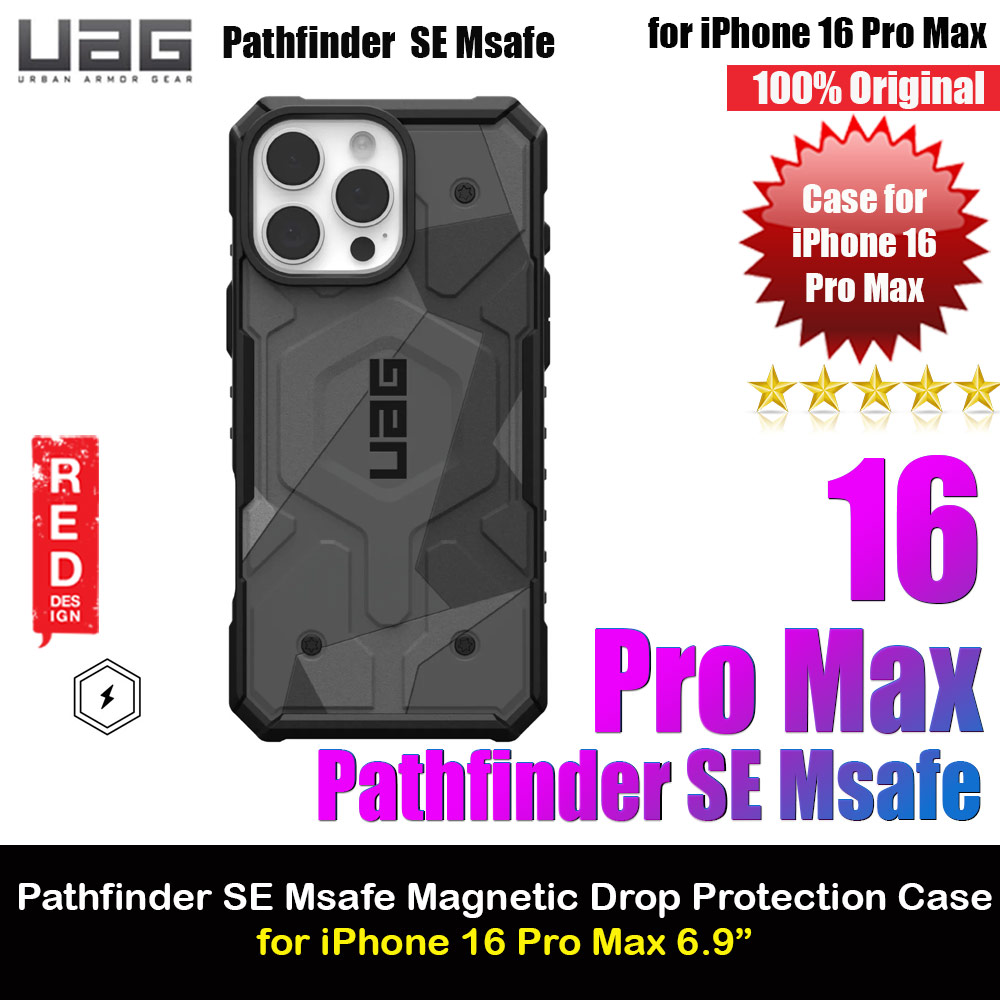 Picture of UAG Pathfinder Magsafe Compatible Drop Proof Case for iPhone 16 Pro Max 6.9 (Geo Camo) Apple iPhone 16 Pro Max 6.9- Apple iPhone 16 Pro Max 6.9 Cases, Apple iPhone 16 Pro Max 6.9 Covers, iPad Cases and a wide selection of Apple iPhone 16 Pro Max 6.9 Accessories in Malaysia, Sabah, Sarawak and Singapore 