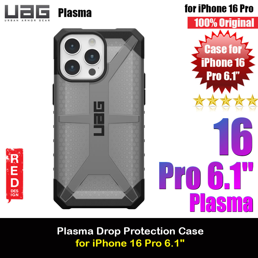 Picture of UAG Plasma Drop Proof Shock Impact Resistant Transparent Clear Case for iPhone 16 Pro Max 6.9 (Ash) Apple iPhone 16 Pro Max 6.9- Apple iPhone 16 Pro Max 6.9 Cases, Apple iPhone 16 Pro Max 6.9 Covers, iPad Cases and a wide selection of Apple iPhone 16 Pro Max 6.9 Accessories in Malaysia, Sabah, Sarawak and Singapore 