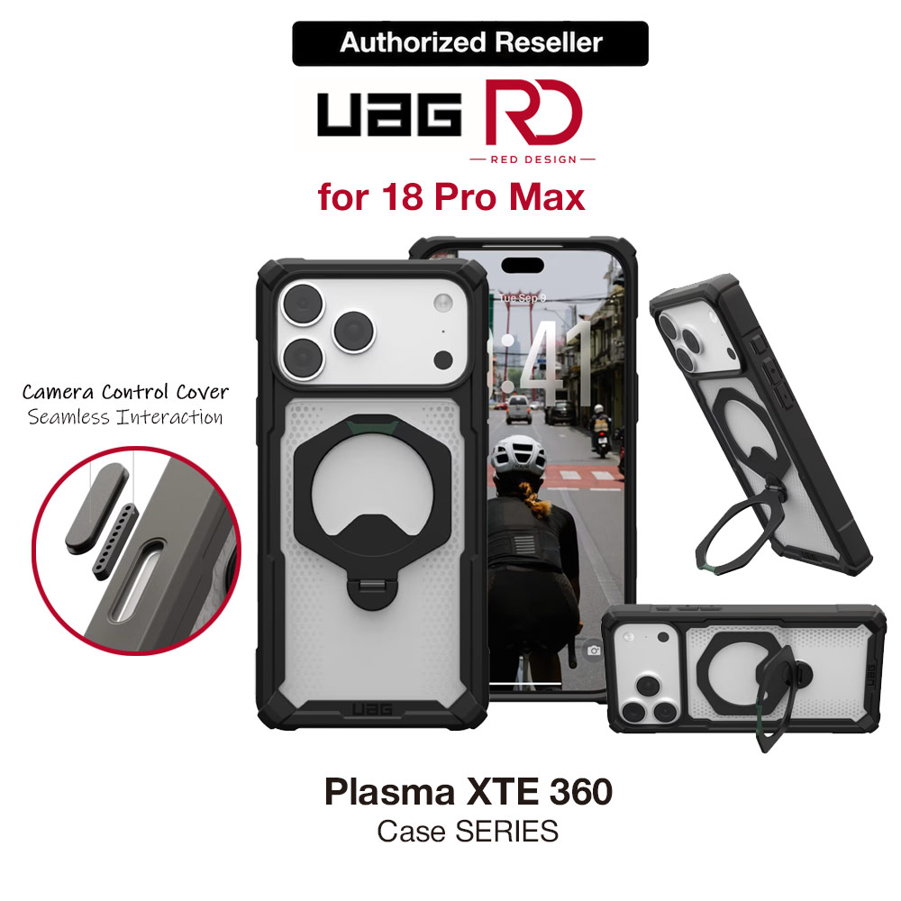 Picture of Apple iPhone 18 Pro Max Case | UAG Plasma XTE360 Cap Magsafe Protection Case for iPhone 18 Pro Max - Black Clear