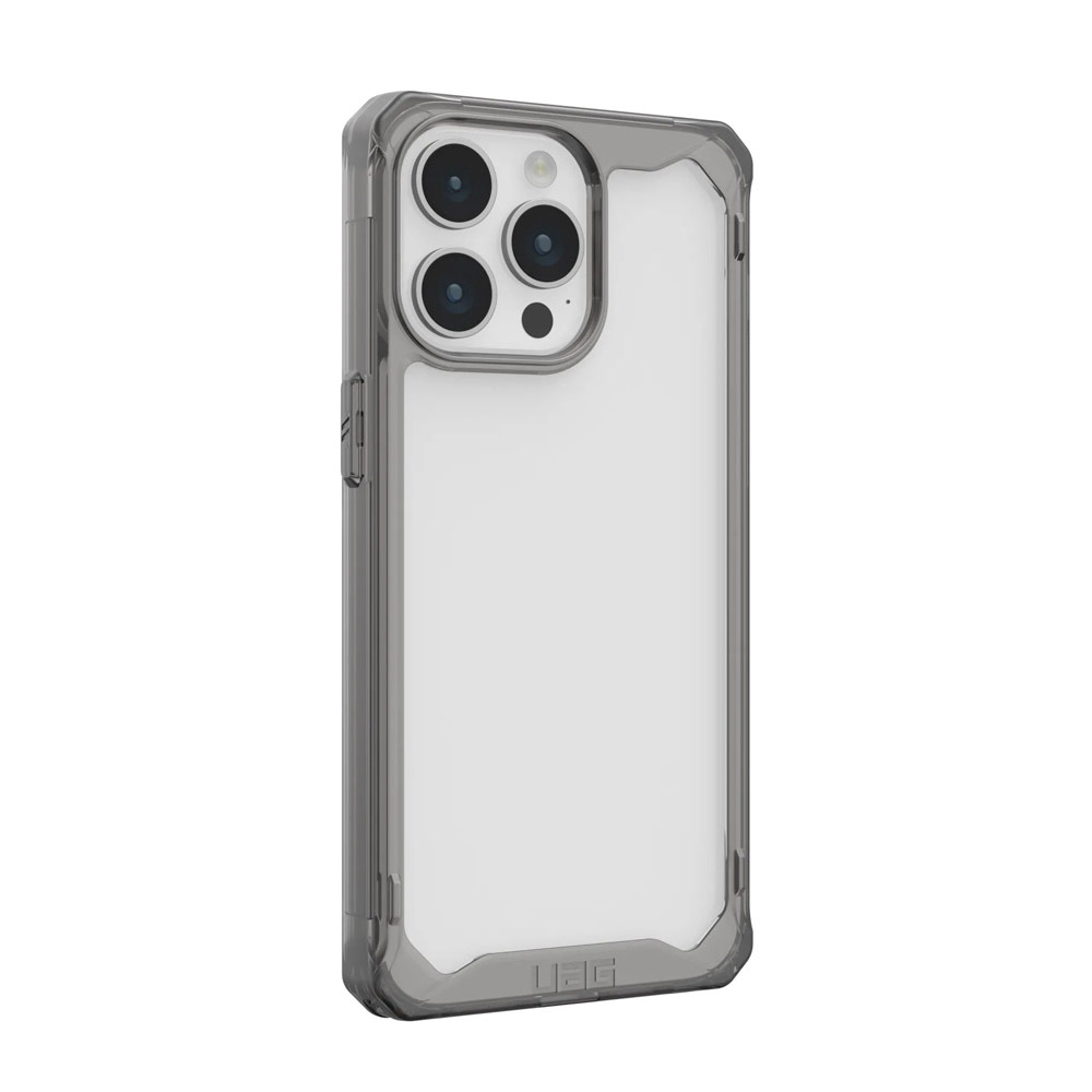 Picture of Apple iPhone 15 Pro 6.1 Case | UAG Plyo Drop Proof Shock Impact Resistant Transparent Clear Case for iPhone 15 Pro 6.1 (Ash)