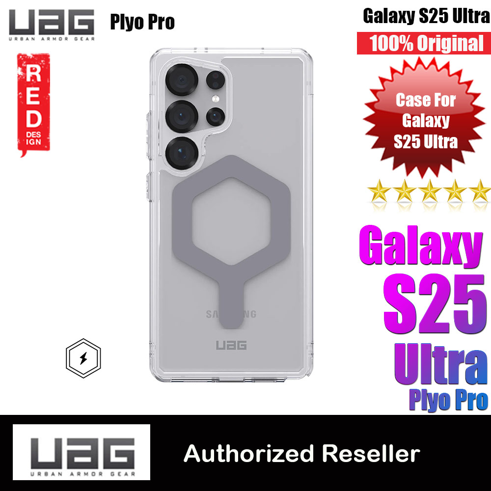 Picture of UAG Plyo Pro Galaxy S25 Ultra High Quality Drop Protection Clear Case with Magnetic Charging Compatible (Ice Silver) Samsung Galaxy S25 Ultra- Samsung Galaxy S25 Ultra Cases, Samsung Galaxy S25 Ultra Covers, iPad Cases and a wide selection of Samsung Galaxy S25 Ultra Accessories in Malaysia, Sabah, Sarawak and Singapore 